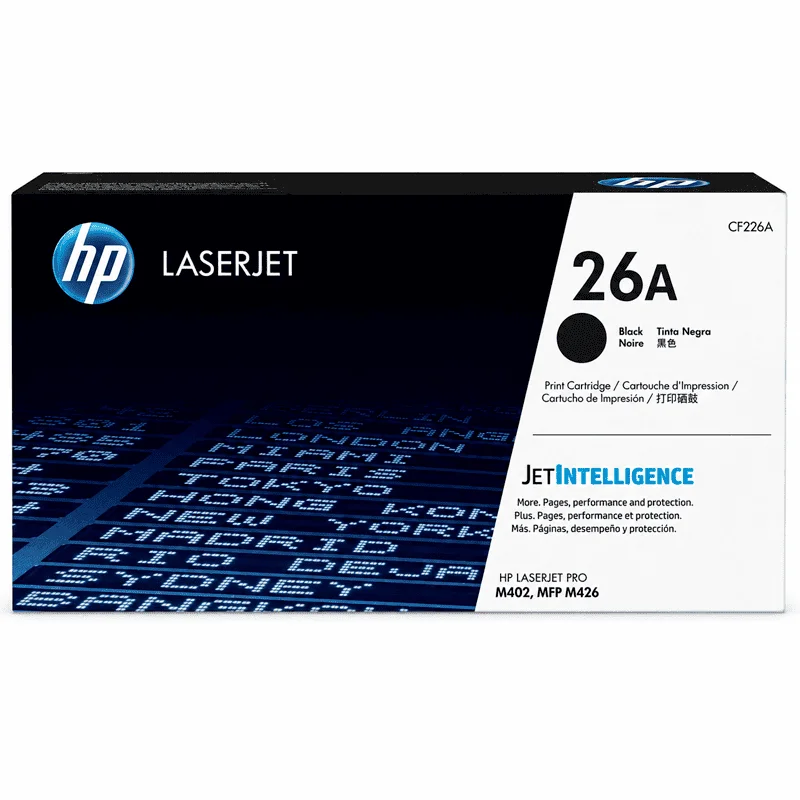 Toner Tóner HP 26A CF226A Original Negro para LaserJet Pro M402 y M426 imagen 2