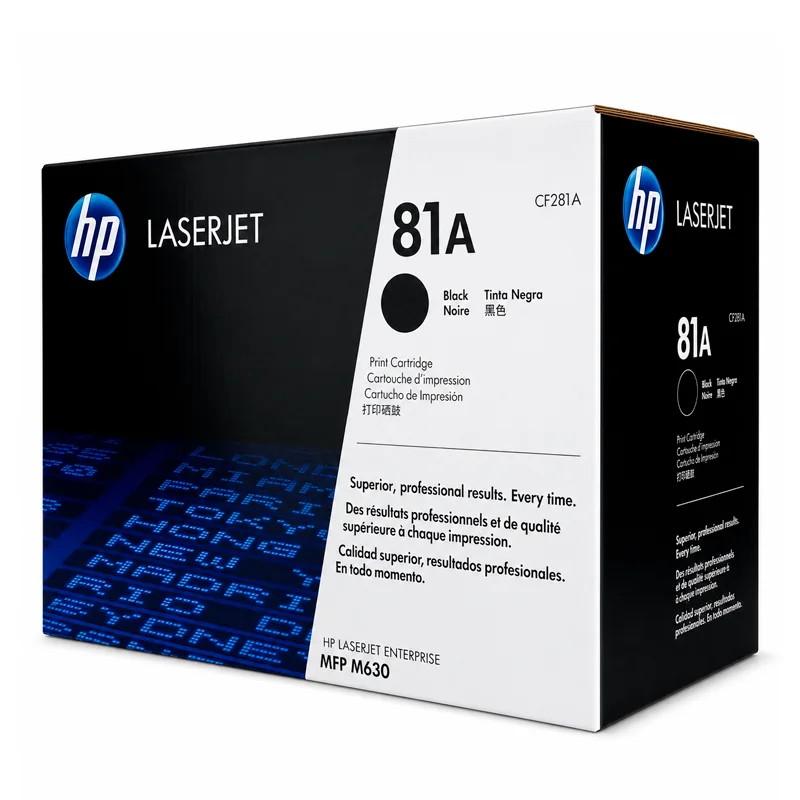 Toner Tóner HP 81A CF281A Original Negro para LaserJet Enterprise MFP M630 y M604, M605, M606 imagen 3