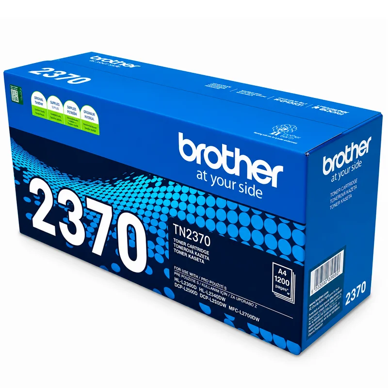 Toner Tóner Brother TN-2370 Original Negro para HL-L2360DW y MFC-L2700DW imagen 2