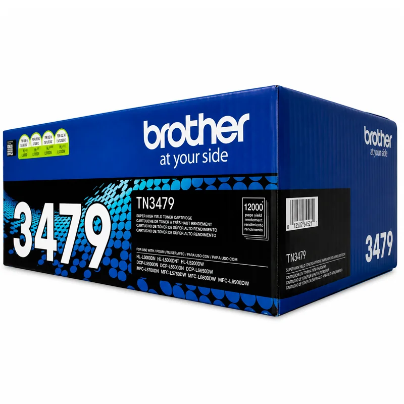 Toner Tóner Brother TN-3479 Original Negro para HL-L5100DN y MFC-L6900DW imagen 2