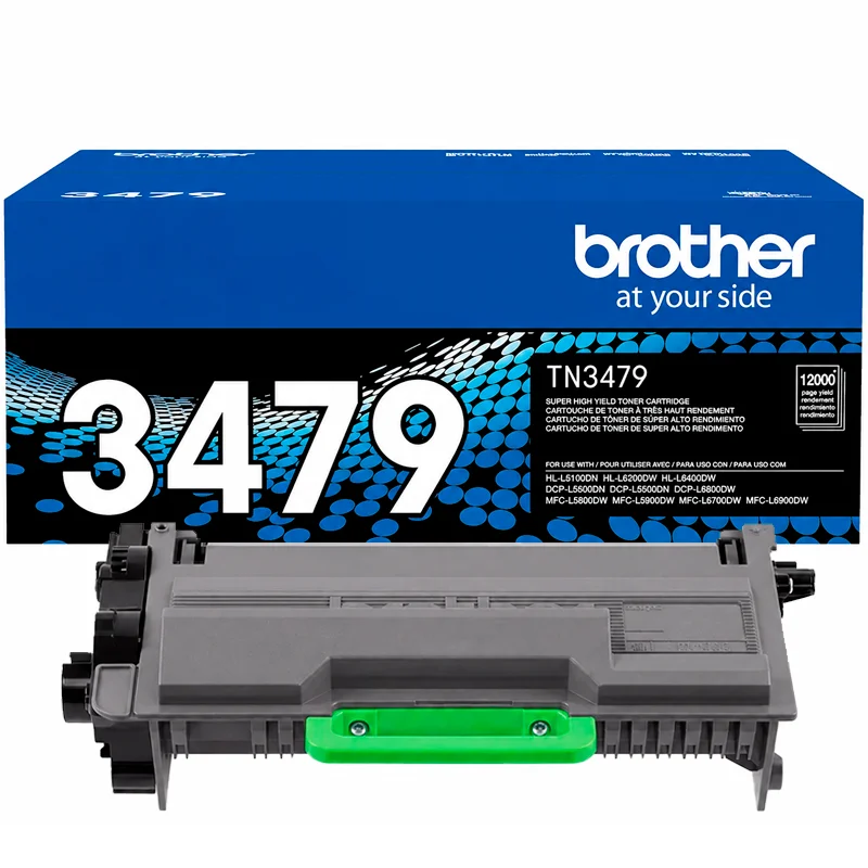 Tóner Brother TN-3479 Original Negro para HL-L5100DN y MFC-L6900DW - Computecperu