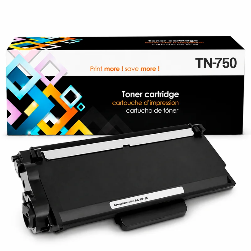 Tóner Brother TN-750 Compatible Negro para HL-5450DN y MFC-8950DW - Computecperu