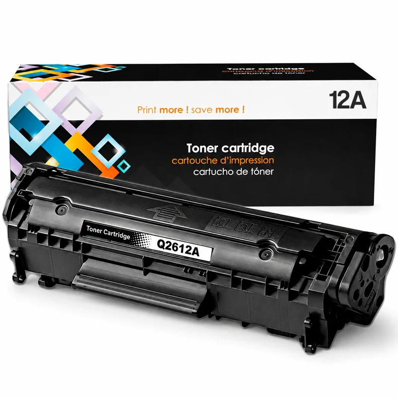 Tóner Compatible HP 12A Q2612A Negro para LaserJet 1010 1020 M1005 3055