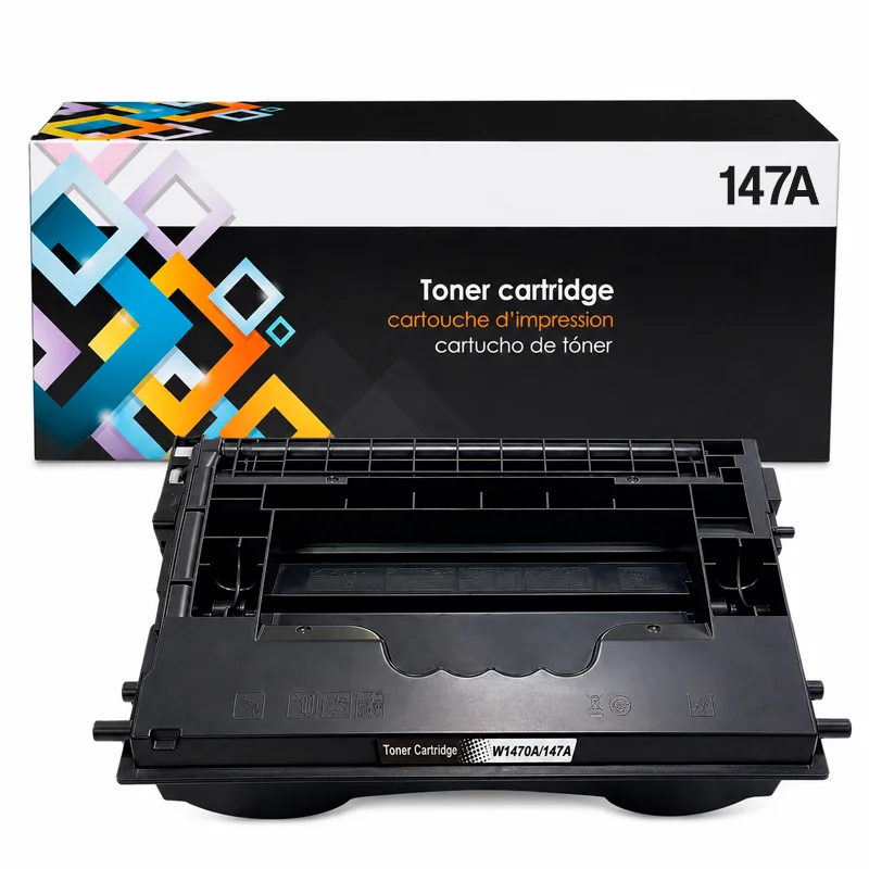 Tóner Compatible HP 147A W1470A Negro Sin Chip para M610, M611/M635