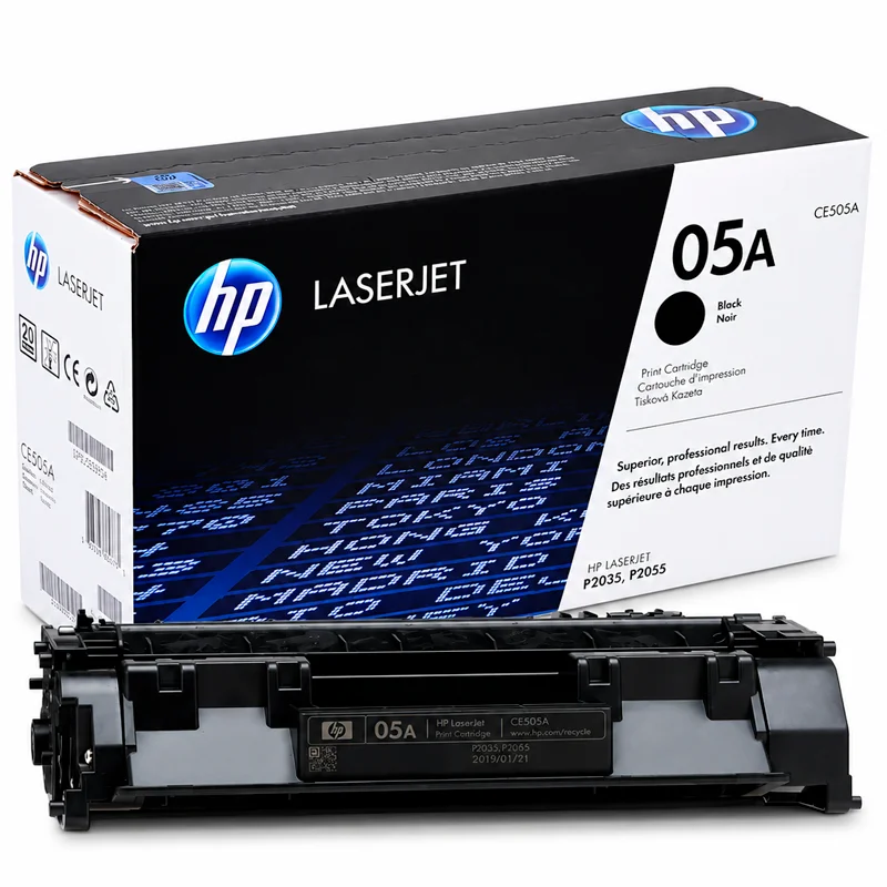 Toner Tóner HP 05A CE505A Original Negro para LaserJet P2035, P2055 y M425 imagen 2