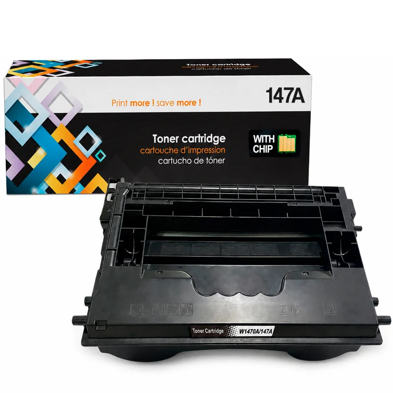 Tóner Compatible HP 147A W1470A Negro Con Chip para M610/M635