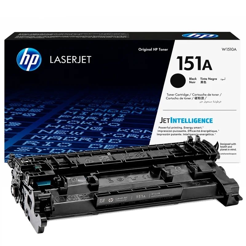 Tóner HP 151A W1510A Original Negro, LaserJet Pro 4003 y MFP 4103