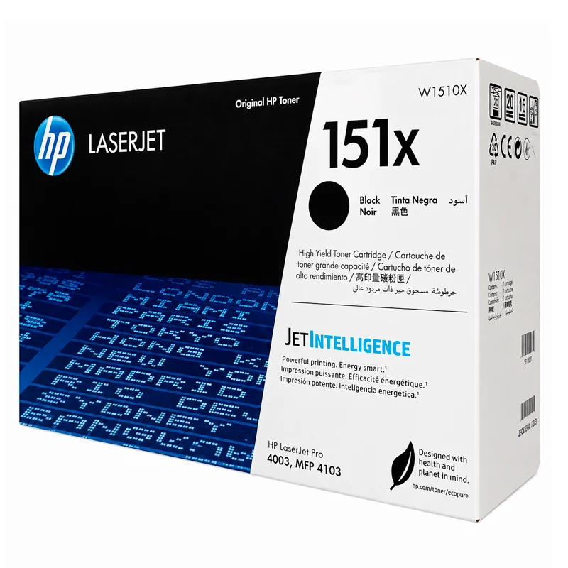 Toner Tóner HP 151X W1510X Original Negro para 4003 y MFP 4103 imagen 3