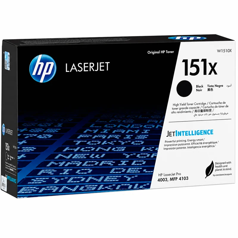 Toner Tóner HP 151X W1510X Original Negro para 4003 y MFP 4103 imagen 2