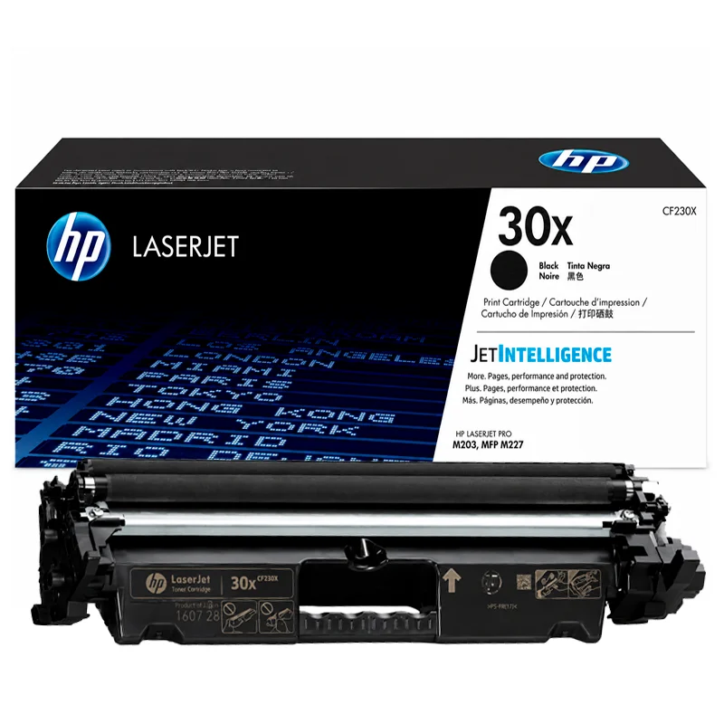 Tóner HP 30X CF230X Original Negro para LaserJet Pro M203 y MFP M227