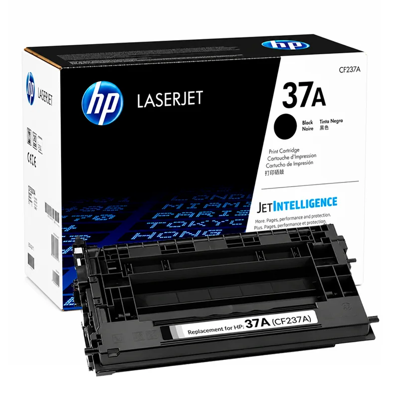 Tóner HP 37A CF237A Original Negro para M607 M608 M609 M631