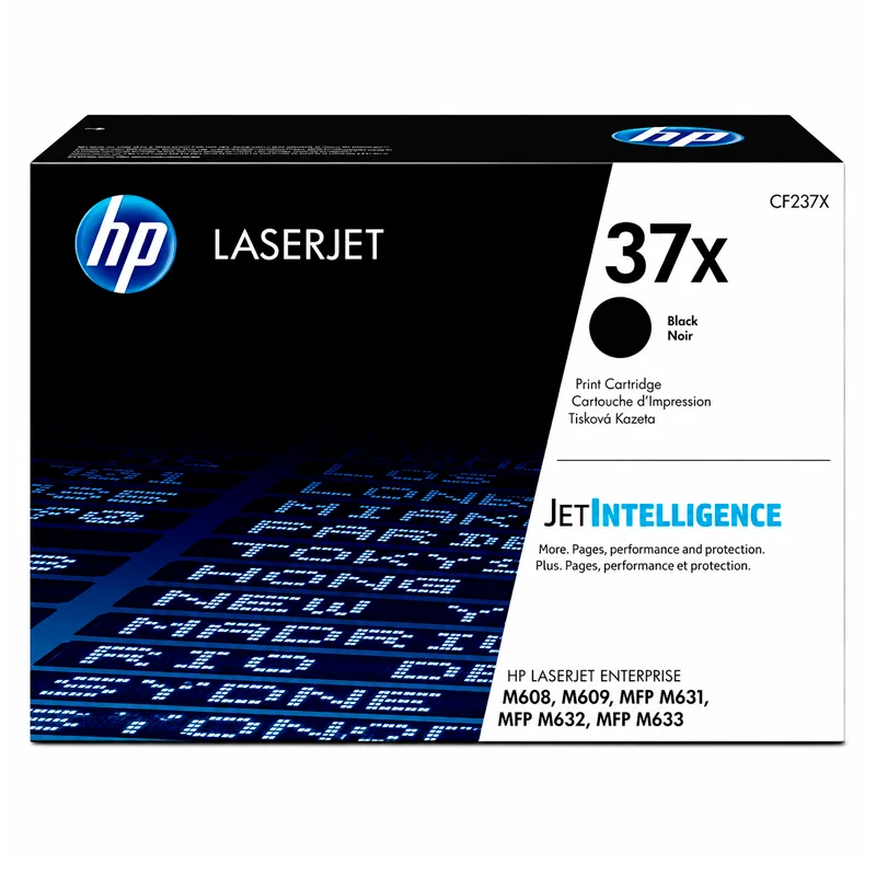 Toner Tóner HP 37X CF237X Original Negro para LaserJet Enterprise M631 imagen 2