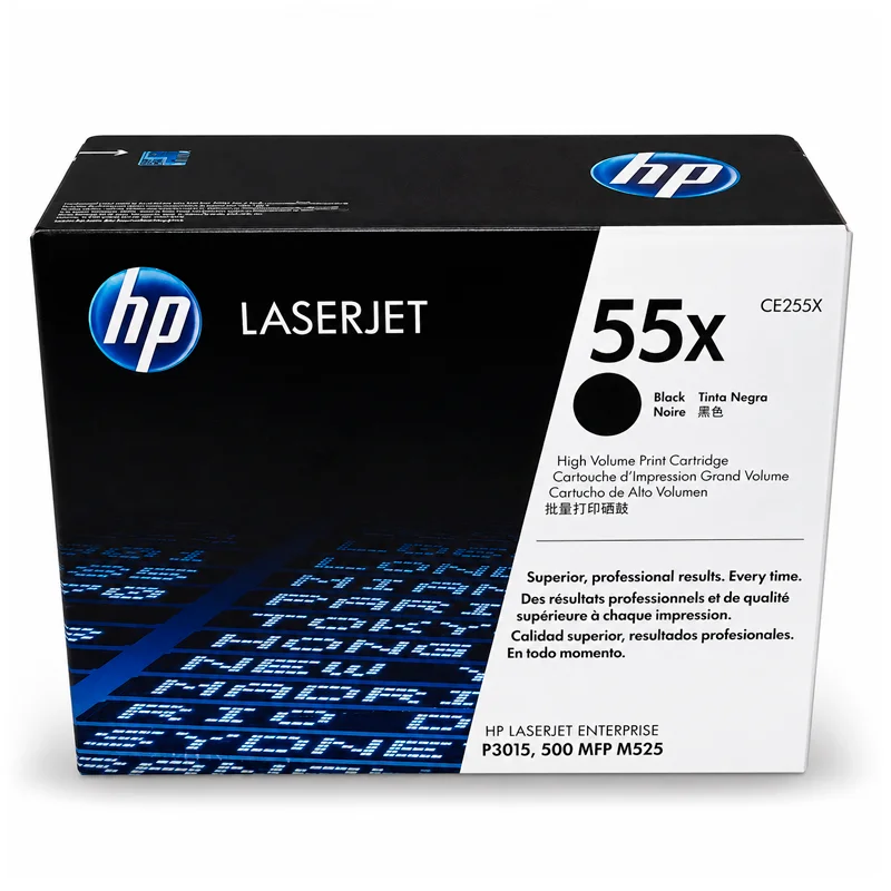 Toner Tóner HP 55X CE255X Original Negro, P3011, P3015, M521 y P3015dn imagen 3