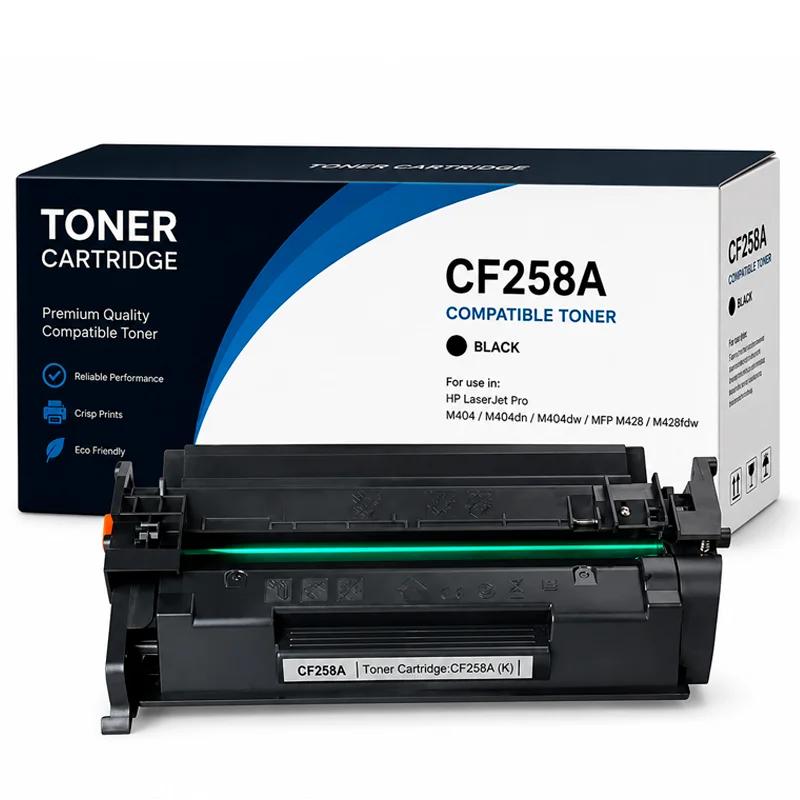 Tóner HP 58A CF258A Compatible Negro SIN CHIP para LaserJet Pro M404 y M428 - Computecperu
