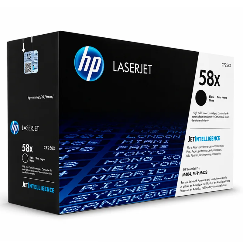 Toner Tóner HP 58X CF258X Original Negro, LaserJet Pro M404 y MFP M428 imagen 2