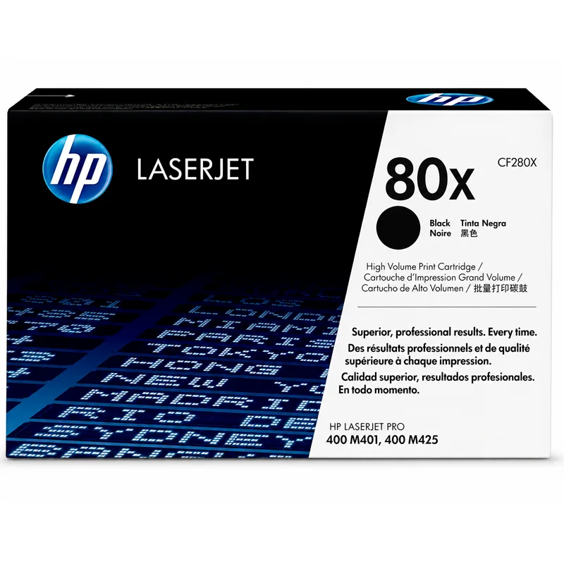 Toner Tóner HP 80X CF280X Original Negro para LaserJet Pro 400 M401n imagen 2
