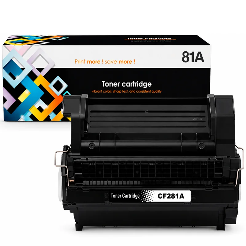 Tóner HP 81A CF281A Compatible Negro para LaserJet Enterprise MFP M630 y M604, M605, M606