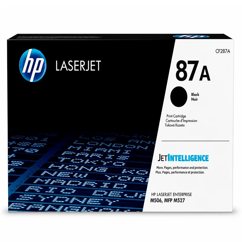 Toner Tóner HP 87A CF287A Original Negro para LaserJet Enterprise M501, M506 y MFP M527 imagen 2
