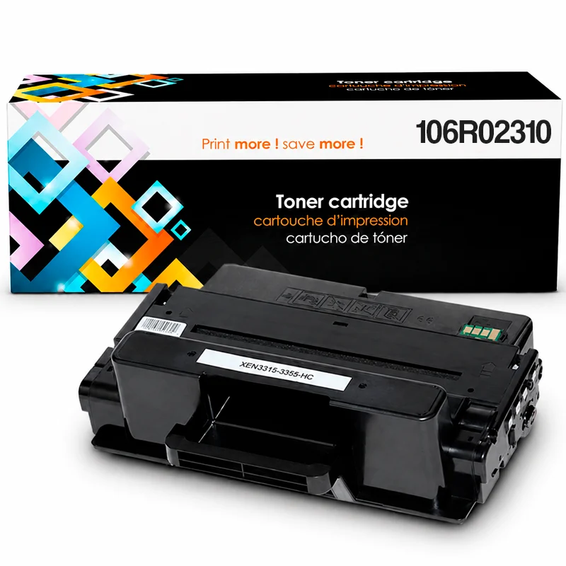 Tóner Xerox 106R02310 Compatible Negro, WorkCentre 3315 y 3325