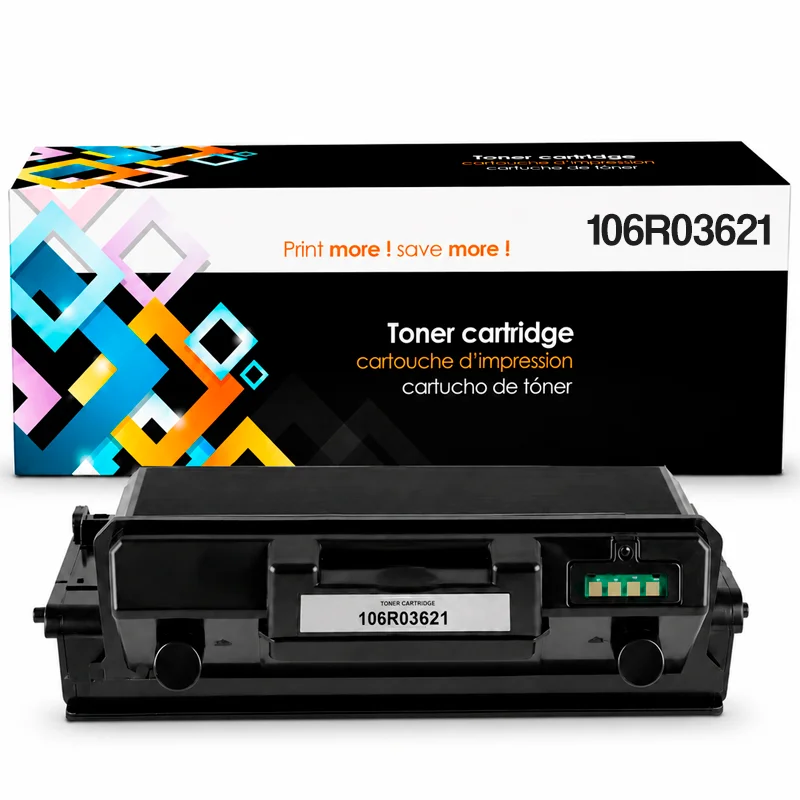 Tóner Xerox 106R03621 Compatible Negro, Phaser 3330 y WC 3335/3345