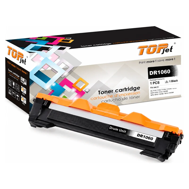 Tambor de Imagen Brother DR-1060 Compatible Negro para HL-1110, DCP-1512 y MFC-1810 - Computecperu