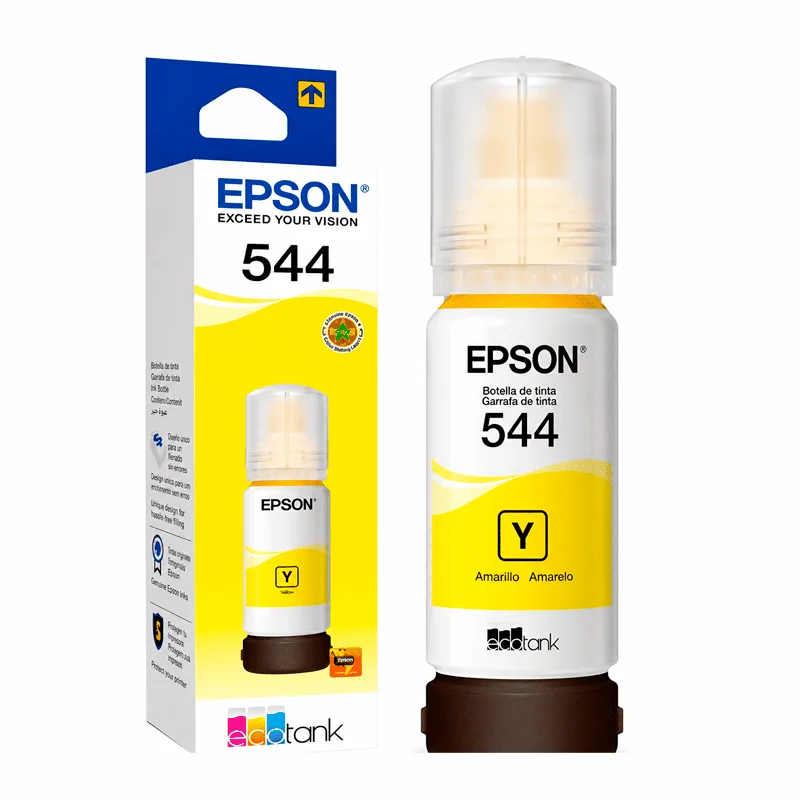 Tinta Epson 544 Original Yellow T544420-AL para EcoTank - Computecperu