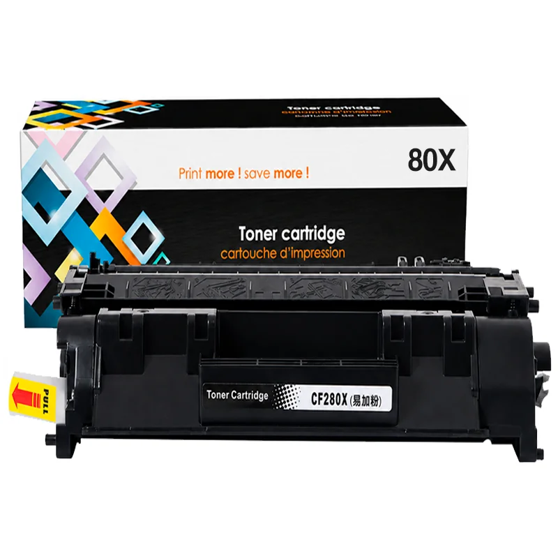 Tóner HP 80X CF280X Compatible Negro para LaserJet Pro M401 y M425