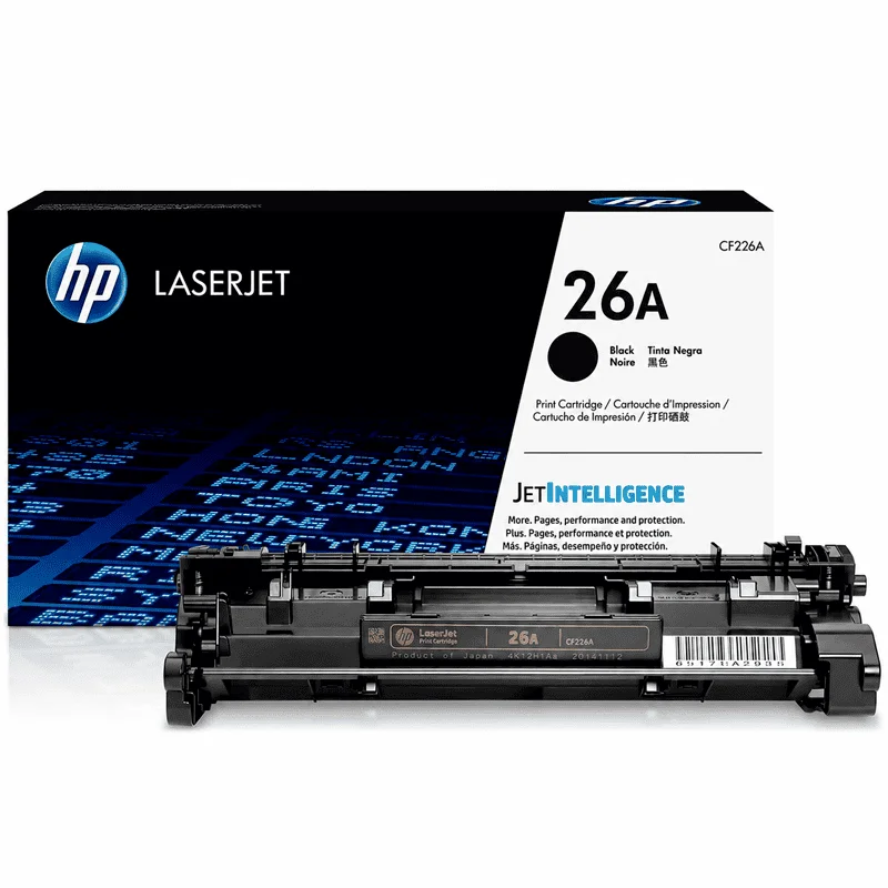 Tóner HP 26A CF226A Original Negro para LaserJet Pro M402 y M426 - Computecperu