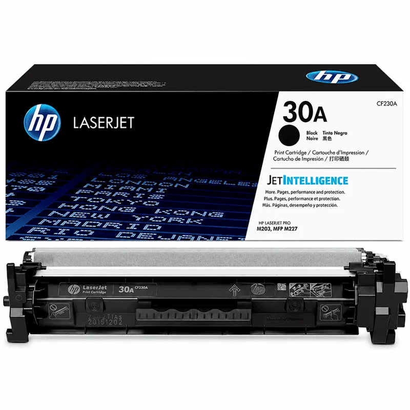 Tóner HP 30A CF230A Original Negro para LaserJet Pro M203 y M227 - Computecperu