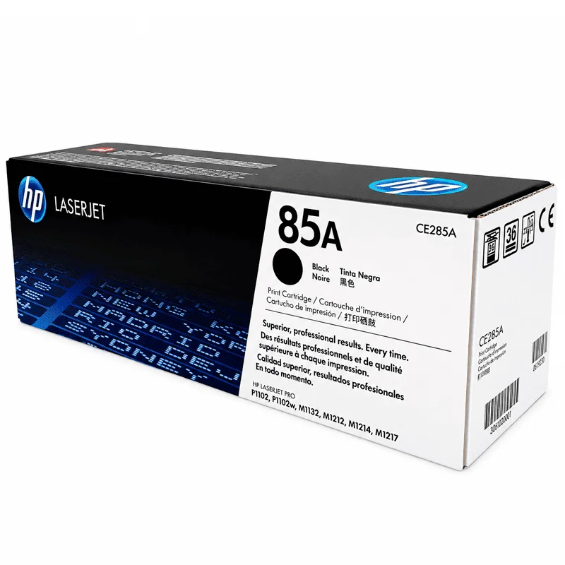 Toner Tóner HP 85A CE285A Original Negro para LaserJet P1102, M1132 y M1212 imagen 2