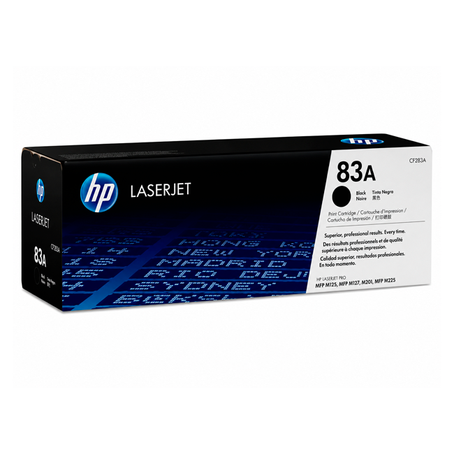 Toner Tóner HP 83A CF283A Original Negro para LaserJet Pro M125, M127, M201 y M225 imagen 3